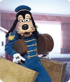 Disneyland Paris with Pluto